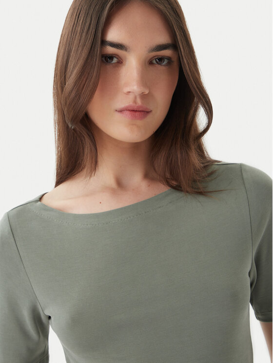 ONLY ONLY Camiseta Free 15367559 Verde Regular Fit