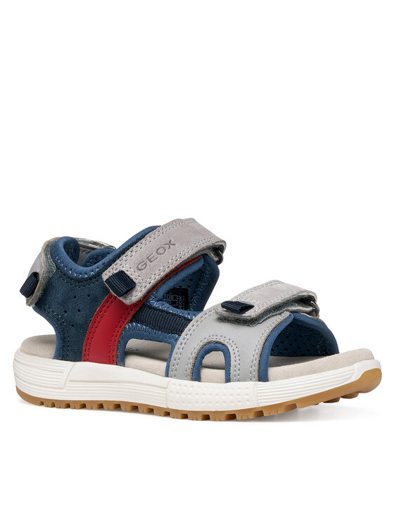 Geox Szandál Geox J Sandal Alben Boy J35AVA 01522 C1F4W D Szürke