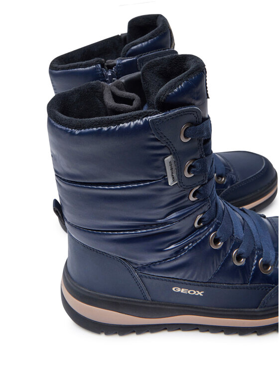 Geox Čižmy Geox J Adelhide Girl B Ab J16EWA 0LVBC C4002 S Tmavomodrá