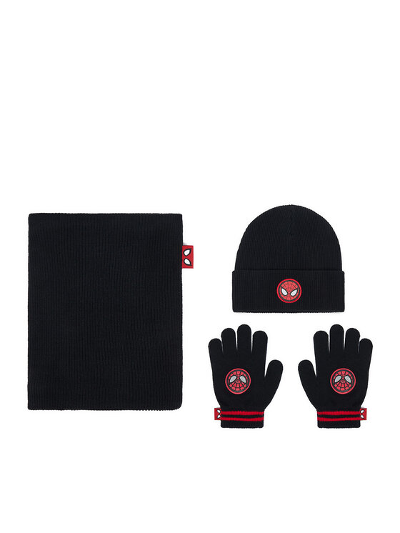 Spiderman Completo cappello, scaldacollo e guanti Spiderman CEO-ACCCS-AW26-309SPRMV Nero