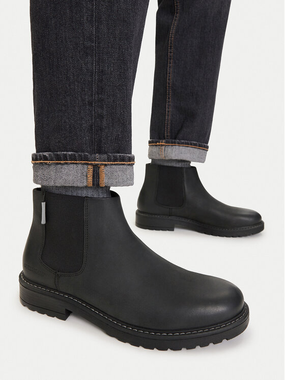 Guess Jeans Боти тип челси Guess Jeans CEO-ARMY-23 MI08 Черен