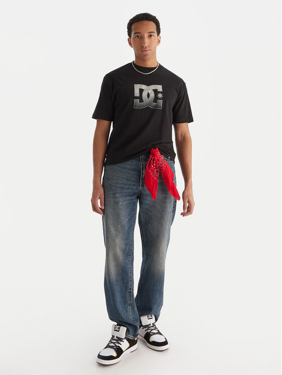 DC Shoes DC Shoes T-shirt Star Reflective EDYZT04346 Nero Regular Fit
