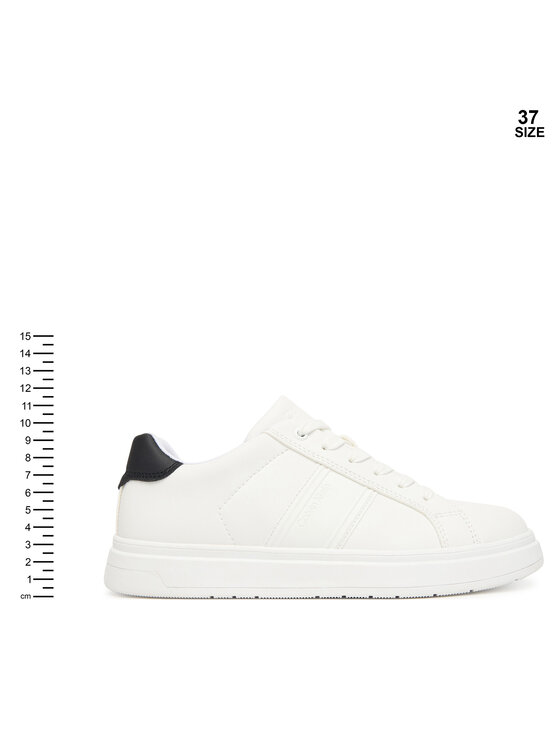 Calvin Klein Sneakers Calvin Klein Low Cut Lace-Up V3X9-83293-1355 D Alb