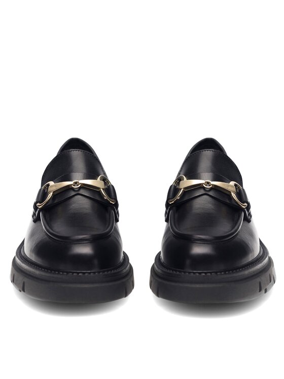 GINO ROSSI Loafersy Gino Rossi GRACE-I23-26370PE Černá