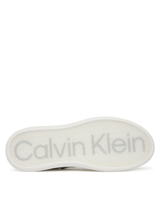 Calvin Klein Zapatillas Calvin Klein Chunky Low Top Lace Up Mono HM0HM01970 Blanco