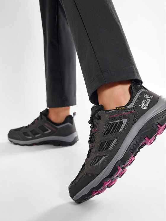 Jack Wolfskin Trekingová obuv Jack Wolfskin Vojo 3 Texapore Low W 4042451 Sivá