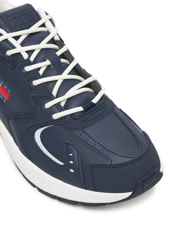 Tommy Jeans Sneakers Tommy Jeans Tjm Runner Leather EM0EM01621 Blu scuro