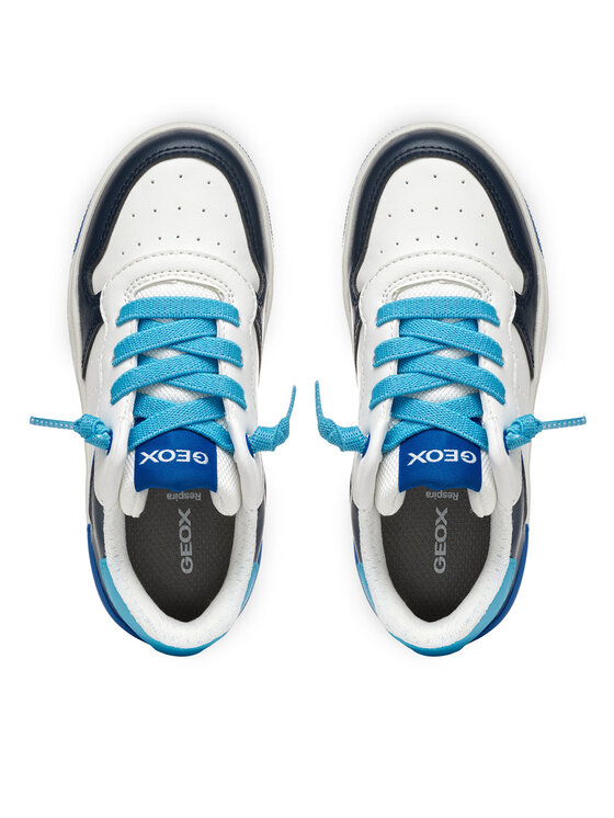Geox Snīkeri Geox J Washiba J45LQB 5411 C1343 S Balts