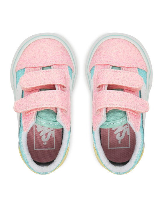Vans Tenis superge Vans Old Skool V VN000CS6ZQP1 Pisana