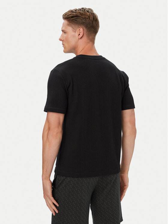 BOSS BOSS Camiseta Structure 50540567 Negro Regular Fit