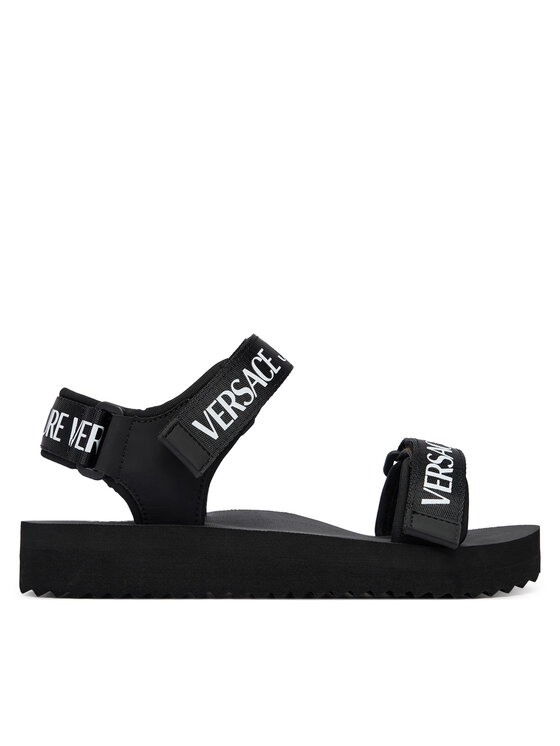 Versace Jeans Couture Босоніжки Versace Jeans Couture 80VA3SX4 ZS630 Чорний