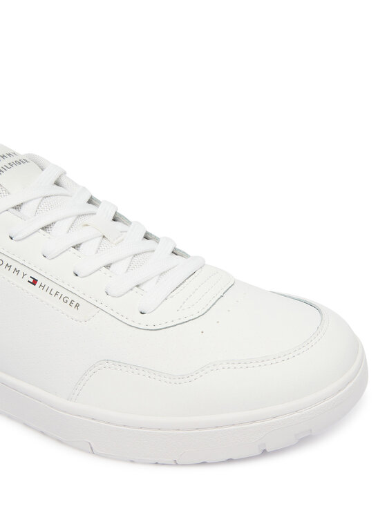 Tommy Hilfiger Сникърси Tommy Hilfiger Th Basket Core Lite Lth FM0FM05713 Бял
