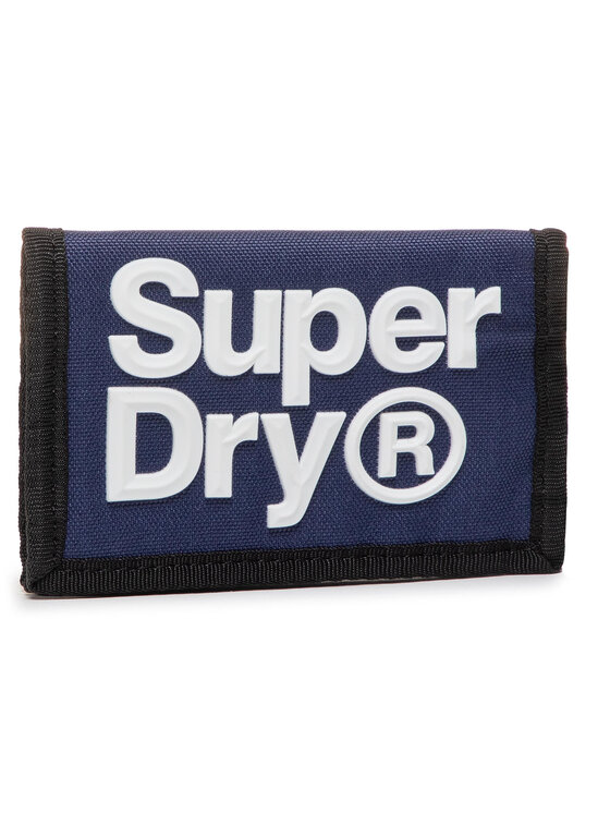 Superdry Πορτοφόλι Superdry Velcro Logo Wallet M9810024A Σκούρο μπλε
