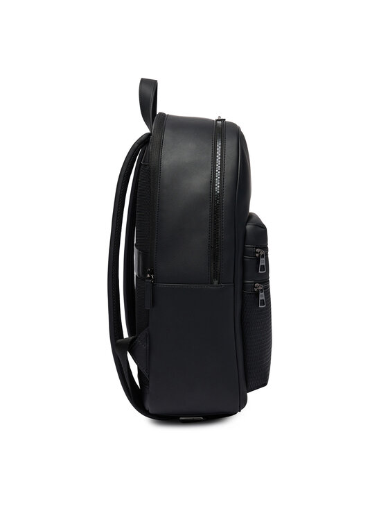 Tommy Hilfiger Rucsac Tommy Hilfiger Th Woven Backpack AM0AM14093 Negru