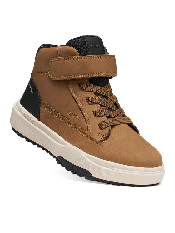 Geox Gležnjarji Geox J Bunshee Boy B Abx J16FMA 0ME33 C0013 M Rjava