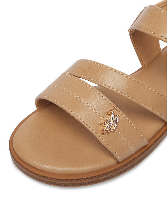 U.S. Polo Assn. Босоніжки U.S. Polo Assn. EO-ADELA002K/6Y1 Бежевий