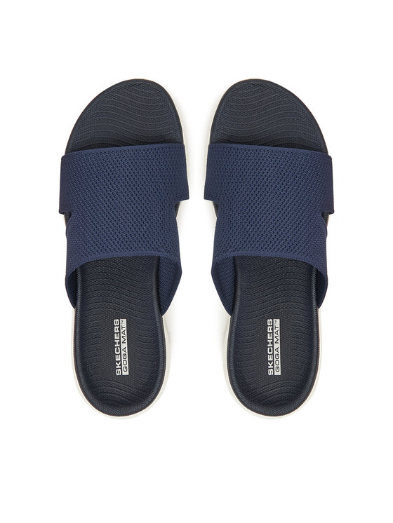 Skechers Παντόφλες Skechers On-The-Go 600-Oceanside 140003/NVY Σκούρο μπλε