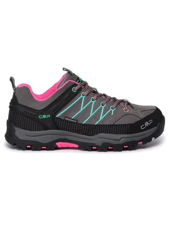 CMP Trekingová obuv CMP Kids Rigel Low Trekking Shoes Wp 3Q13244J Sivá