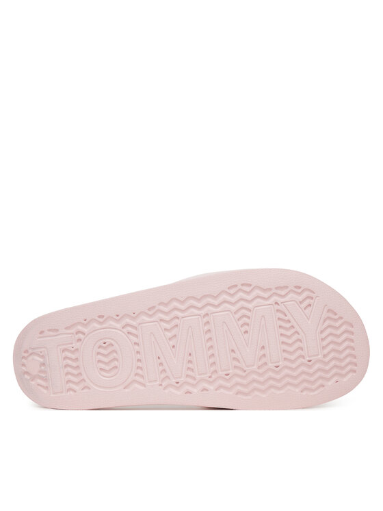 Tommy Jeans Natikače Tommy Jeans Flag Pool Slide Patent EN0EN02901 Ružičasta