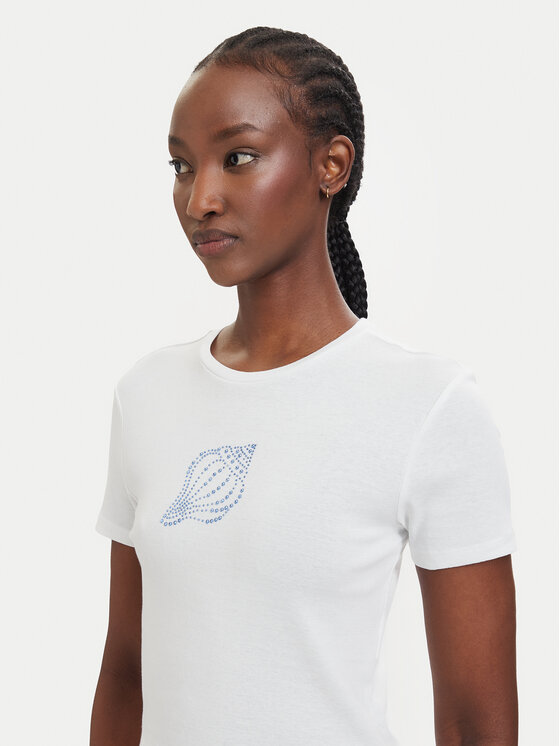 ONLY ONLY Camiseta Kira 15346419 Blanco Regular Fit
