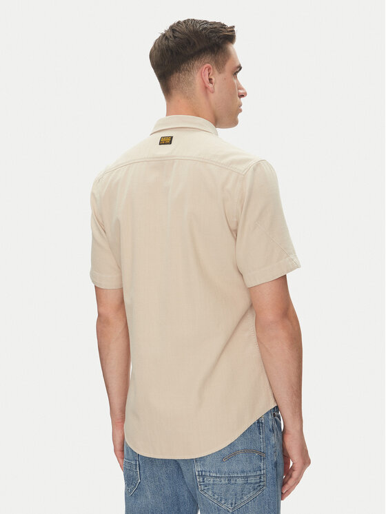 G-STAR G-Star Raw Marškiniai Marine D19751-D454 Smėlio Slim Fit