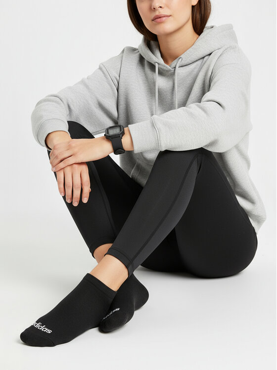 adidas Короткі шкарпетки adidas C-IC1299 3-PACK Чорний