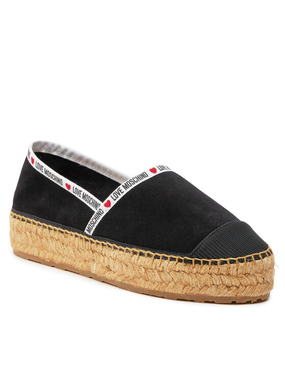 LOVE MOSCHINO Espadrilky LOVE MOSCHINO JA10553G0IIG0000 Čierna
