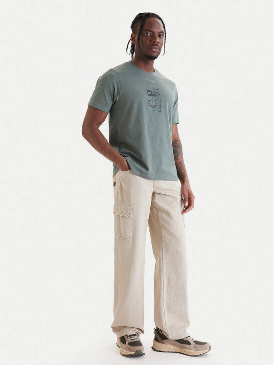 C.P. Company C.P. Company Camiseta 20CMTS084A005100W Verde Regular Fit