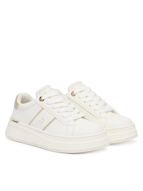 Tommy Hilfiger Sneakersy Tommy Hilfiger T3A9-35091-1355X024 S Biela