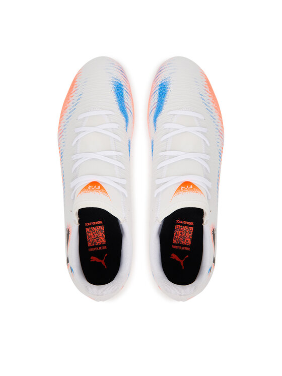 Puma Čevlji za nagomet Puma Future 8 Play Fg/Ag 108602 01 Bela