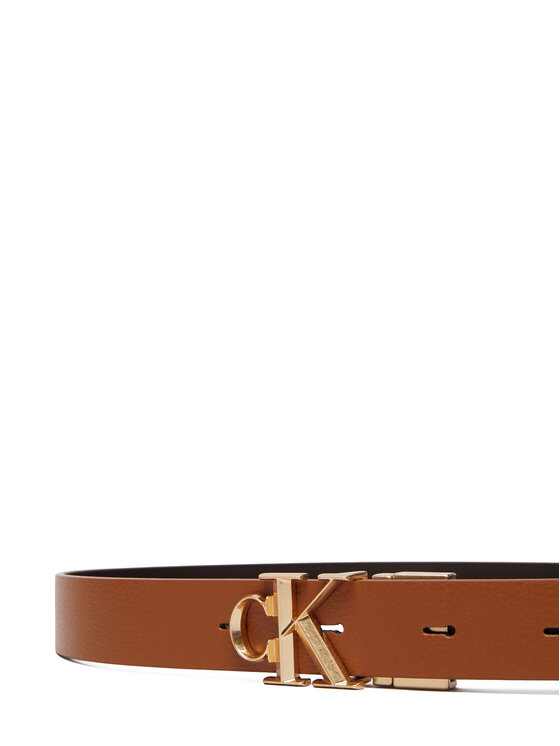 Calvin Klein Sieviešu josta Calvin Klein Facet CK Pebble LV04F7044G Brūns