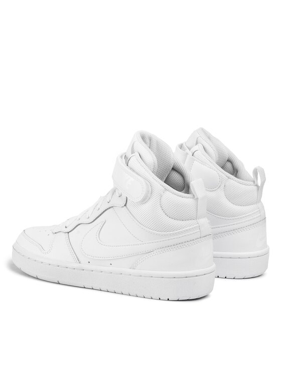 Nike Αθλητικά Nike Court Borough Mid 2 (Gs) CD7782 100 Λευκό