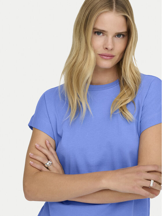 ONLY ONLY Camiseta Erica 15308926 Azul Oversize