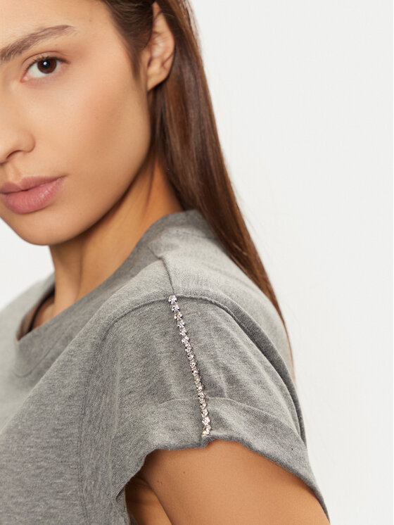 Guess Guess Футболка W5RI06 I3Z14 Сірий Regular Fit