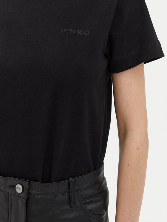 PINKO PINKO Футболка Start 101752 Чорний Regular Fit
