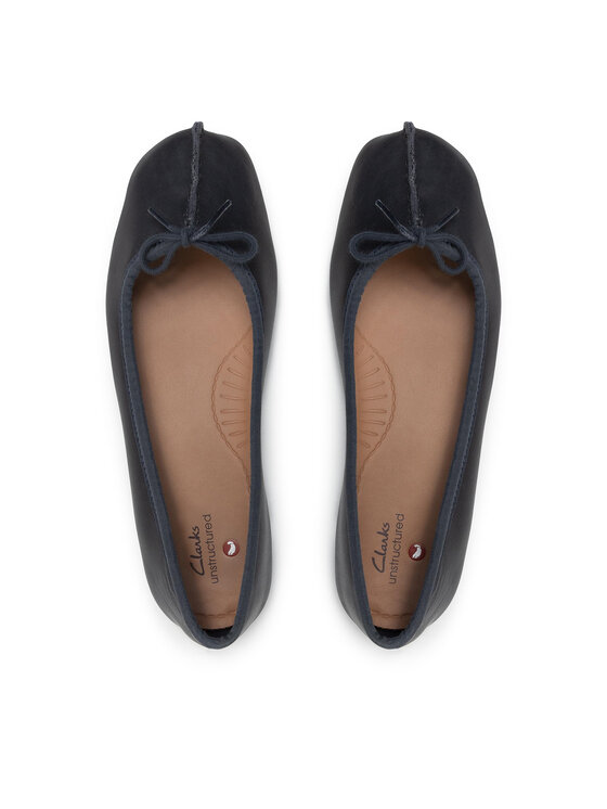 Clarks Балетки Clarks Freckle Ice 203529324 Cиній