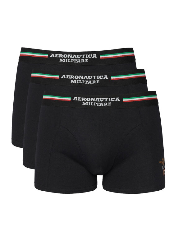 Aeronautica Militare Aeronautica Militare Set di boxer AM1UBX001T Nero