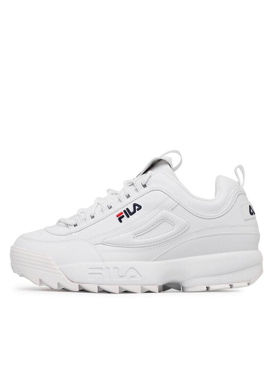 Fila Snīkeri Fila Disruptor Low Wmn 1010302.1FG Balts