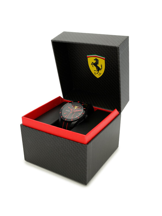 Scuderia Ferrari Hodinky Scuderia Ferrari Red Rev 0830479 Černá