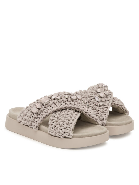 Inuikii Шльопанці Inuikii Woven Stones 1004.003.0073 Сірий