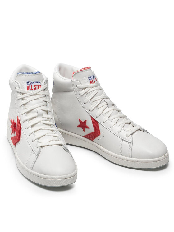 Converse Sneakersy Converse Pro Leather Hi 170240C Bílá