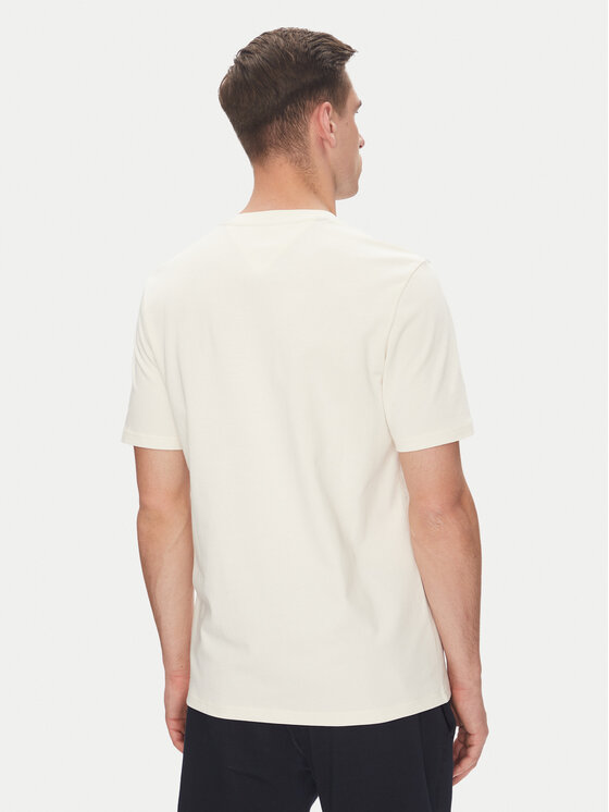 Tommy Hilfiger Tommy Hilfiger Majica American Monotype MW0MW39843 Écru Regular Fit