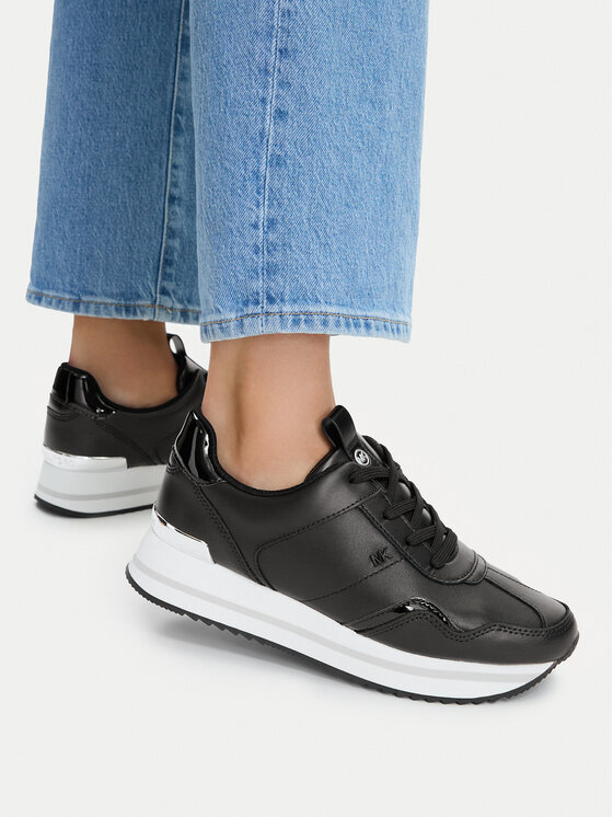 MICHAEL Michael Kors Αθλητικά MICHAEL Michael Kors Raina Trainer 43T5RNFS1L Μαύρο