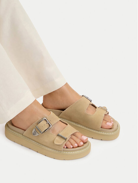 U.S. Polo Assn. Шльопанці U.S. Polo Assn. EO-TANIA001W/6S1 Бежевий