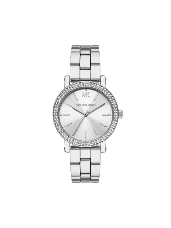 Michael Kors Ročna ura Michael Kors Corey MK7549 Srebrna