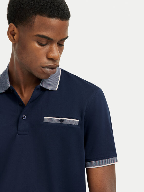 Bugatti Bugatti Polo 8151-75091C Azul marino Regular Fit