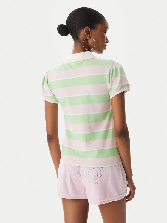 Juicy Couture Juicy Couture Polo Juicy Puff JCGCT126015 Verde Slim Fit