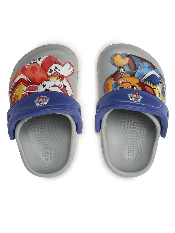Crocs Шльопанці Crocs Fl Paw Patrol Patch Cg T 207487 Сірий