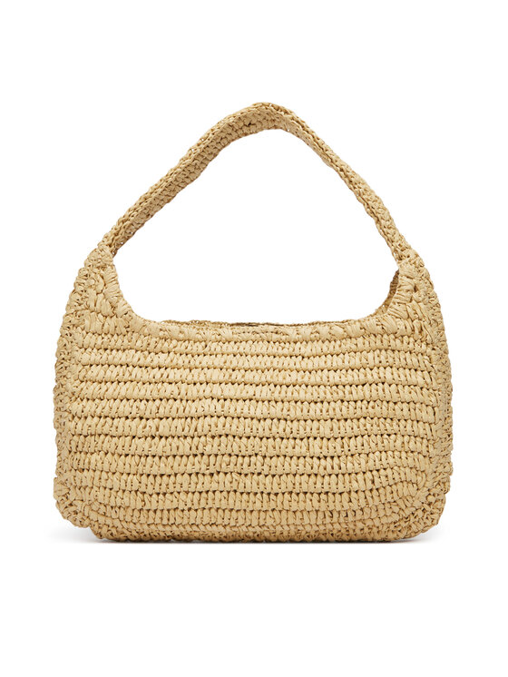 Calvin Klein Kabelka Calvin Klein Bold Ck Raffia Sm Shoulder Bag LV04F3449G Hnedá