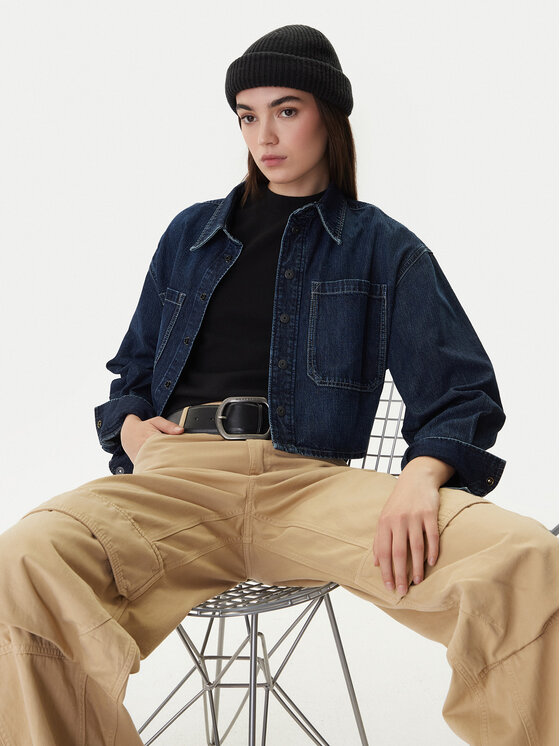 G-STAR G-Star Raw Farmering D26851-E090 Sötétkék Boxy Fit